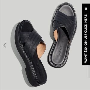 Madewell Alina Platform Sandal - Black